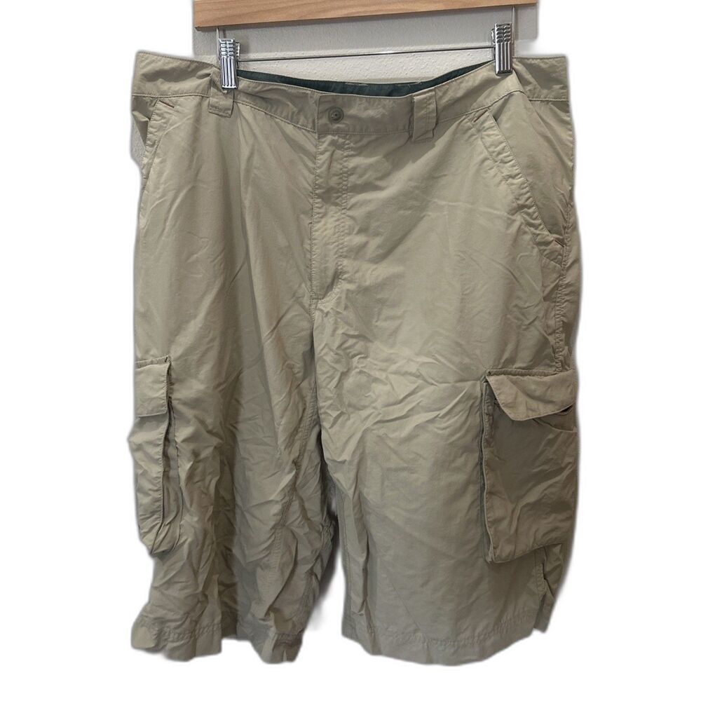 Outdoor Research Men's Khaki Cargo Shorts Lightweight Quick Dry Outdoor 38